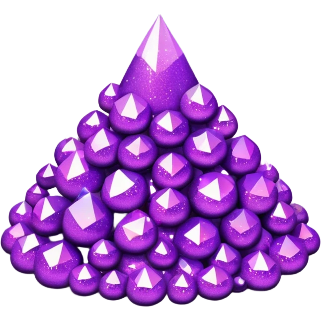 Purple Glitter teste emoji