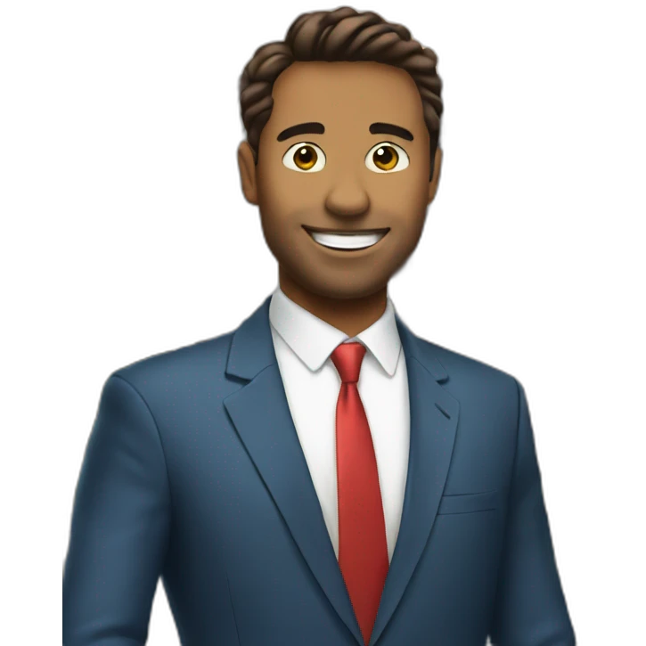 Real estate agent on social media emoji