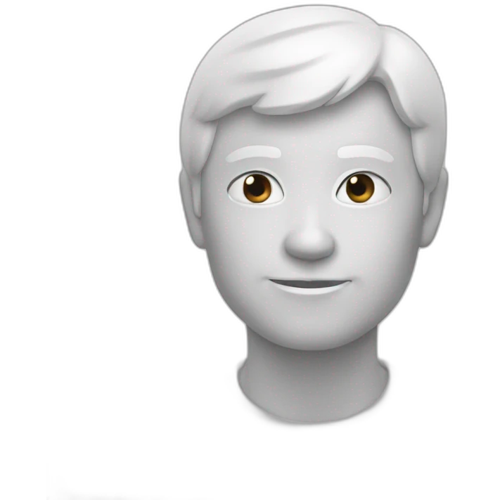 Chat blanc emoji