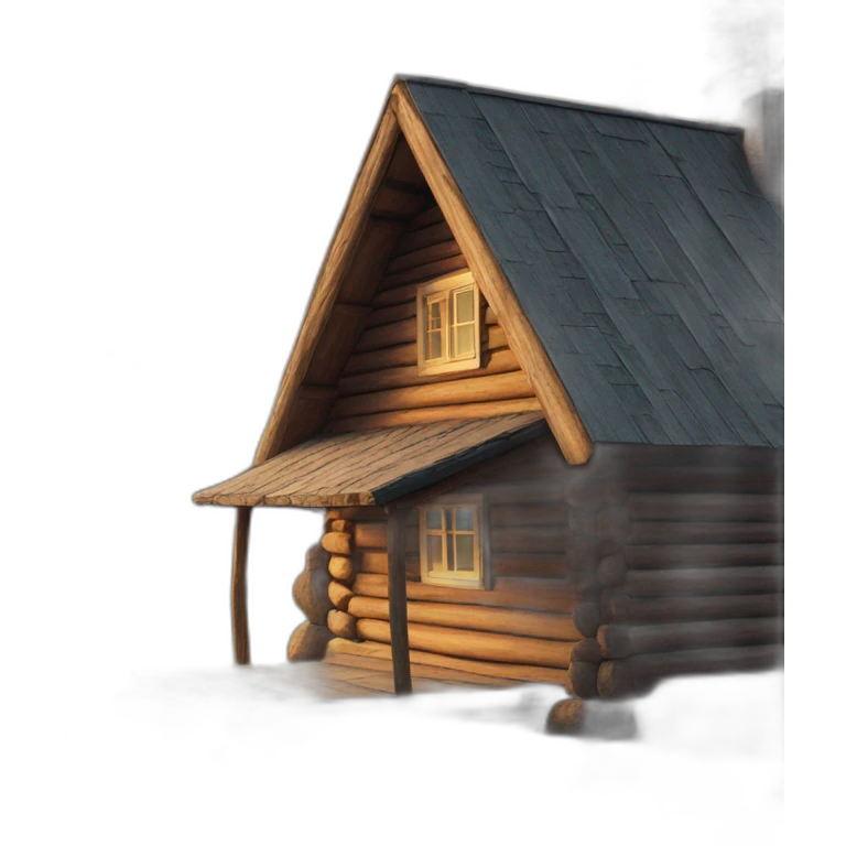 finnish flag next to finnish cabin emoji