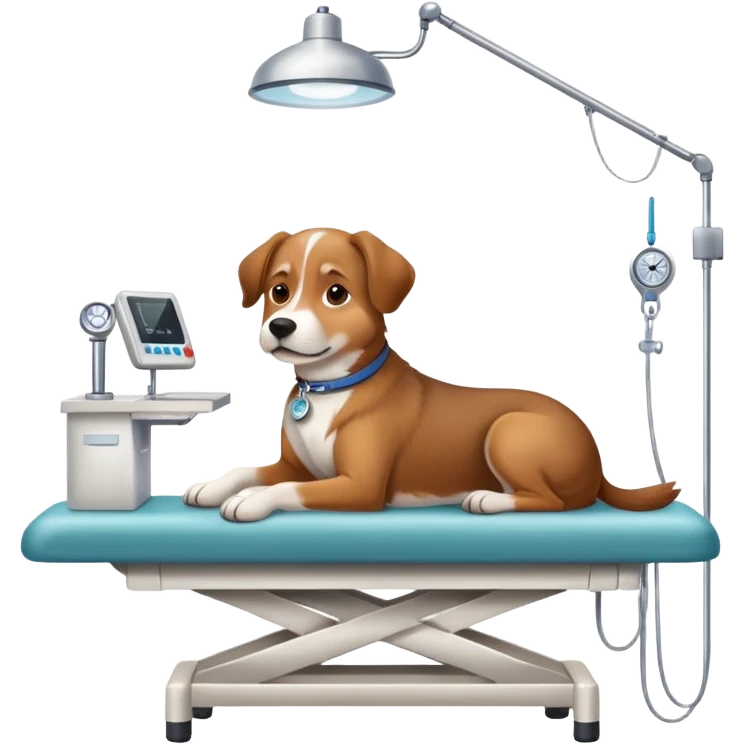 Dog at vet  emoji