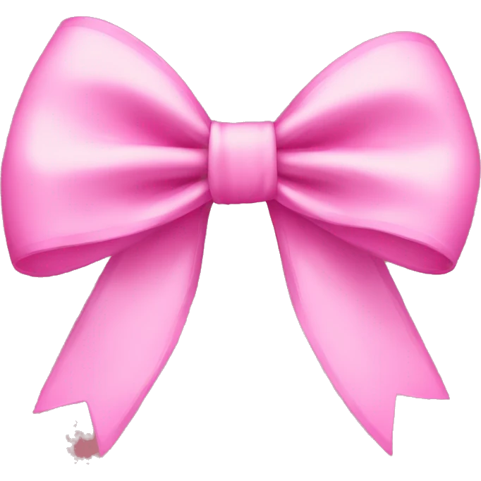 pink bow emoji