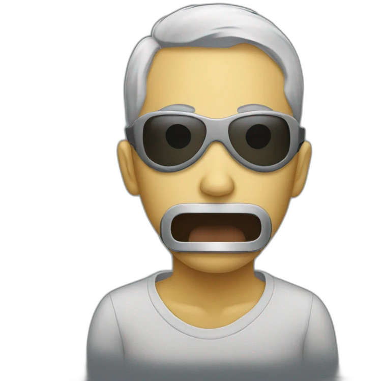 Gagged emoji