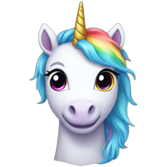 Rainbow Unicorn emoji