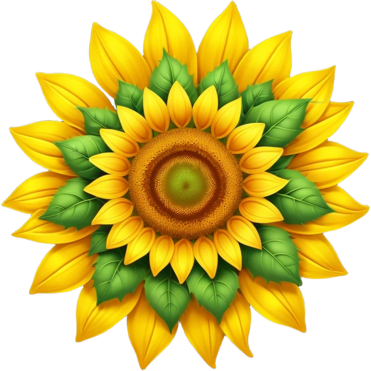 Constellation of stars in shape of sunflower  emoji