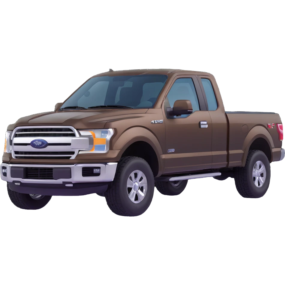 Ford F-150 pickup truck emoji