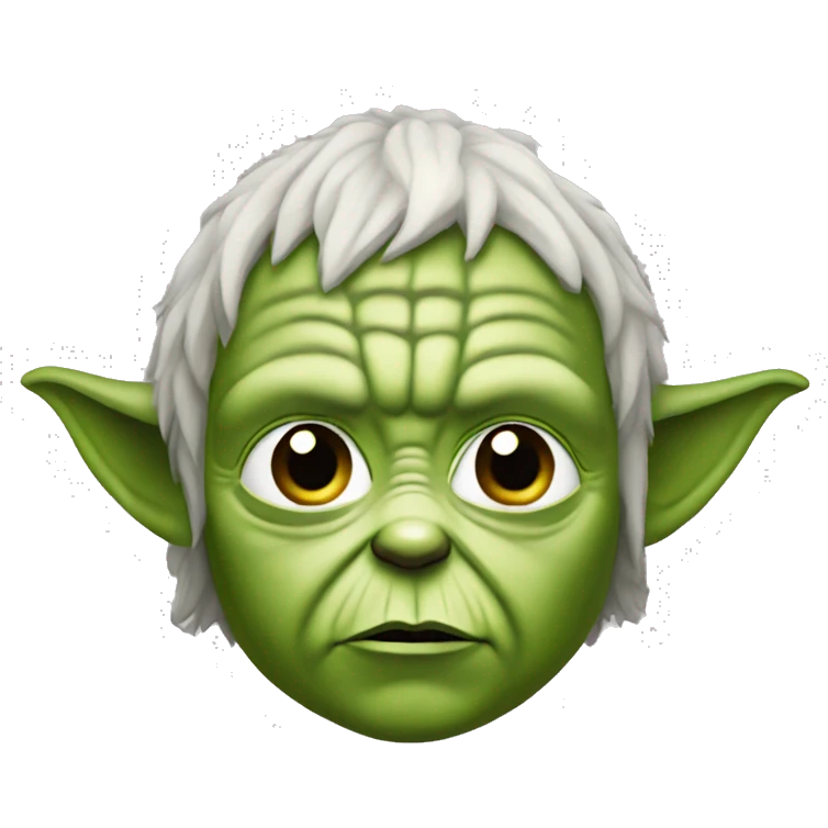 Yoda with a Nike Tech  emoji