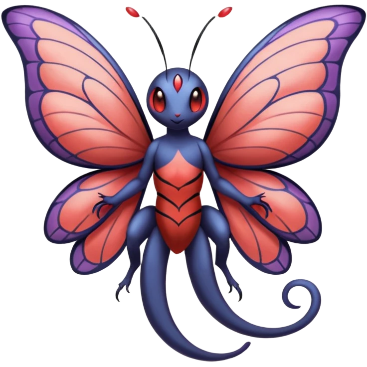 Butterfree-Yveltal-Lunala-Fakémon-hybrid-creature (full body)  emoji