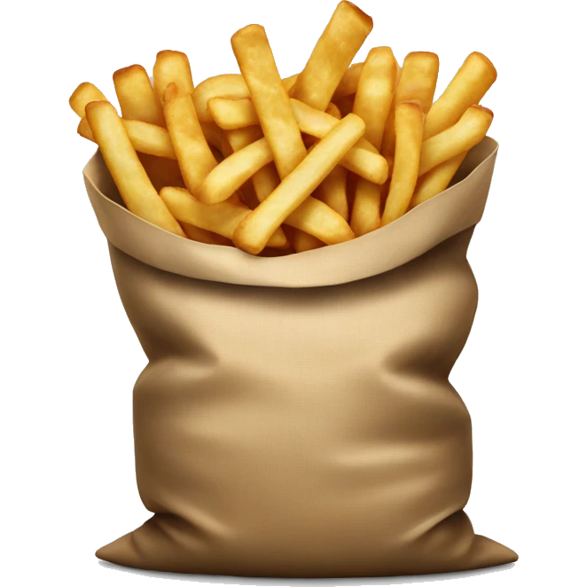 Sack of fast-food emoji