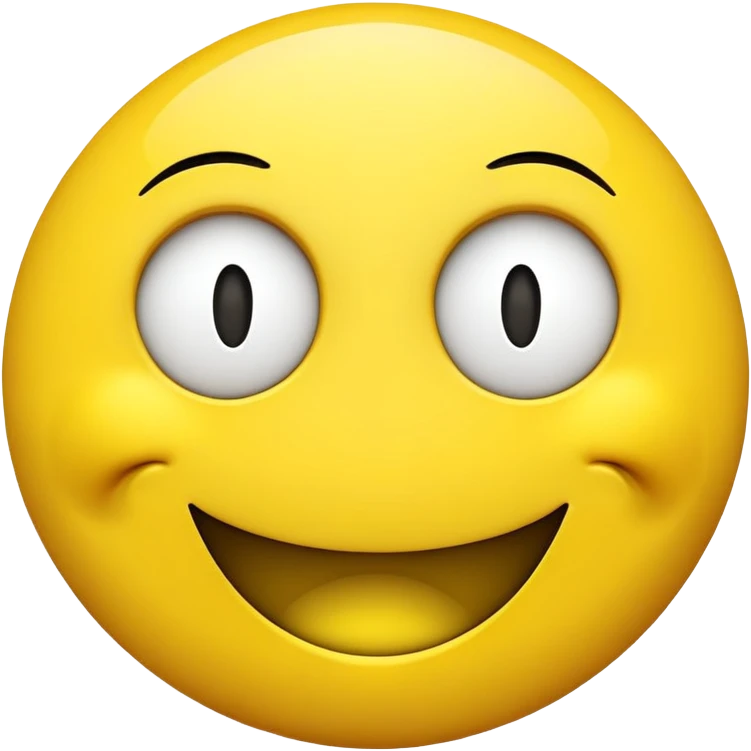 Weird smiley face  emoji