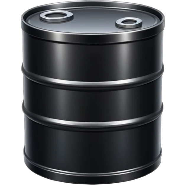 black oil drum emoji