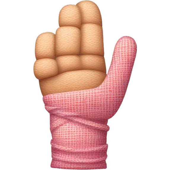 Wrapped thumb emoji