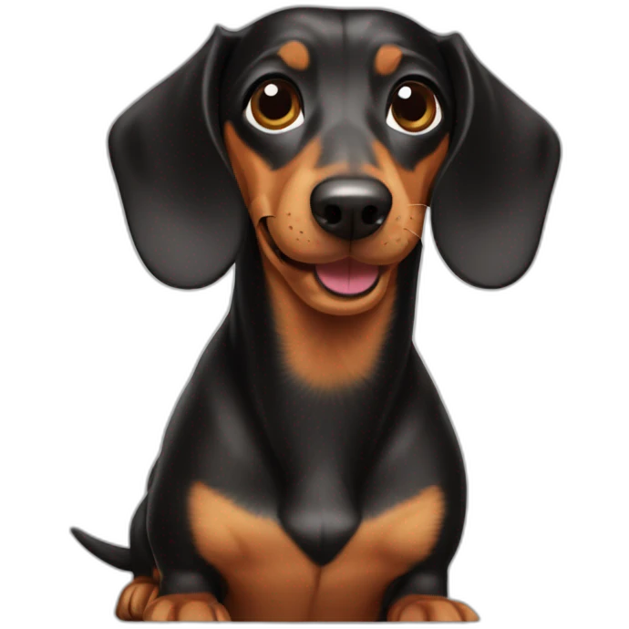 Dog dachshund emoji