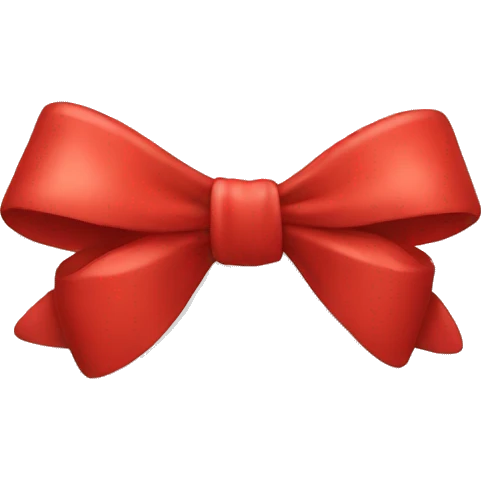 red bow emoji