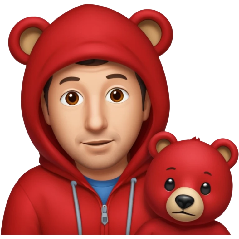Adam Sandler red bear emoji