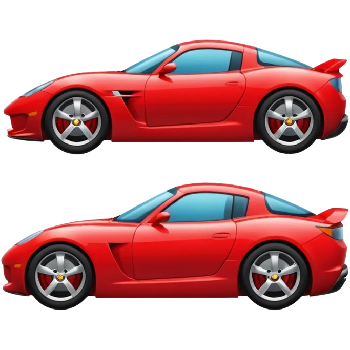 red sports car emoji