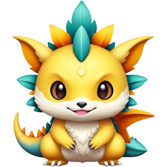 Exotic chibi Fakémon-creature emoji