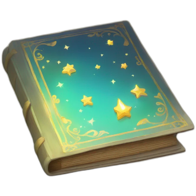 A magical book emoji