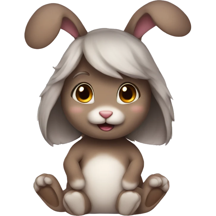 Cute bunny emoji