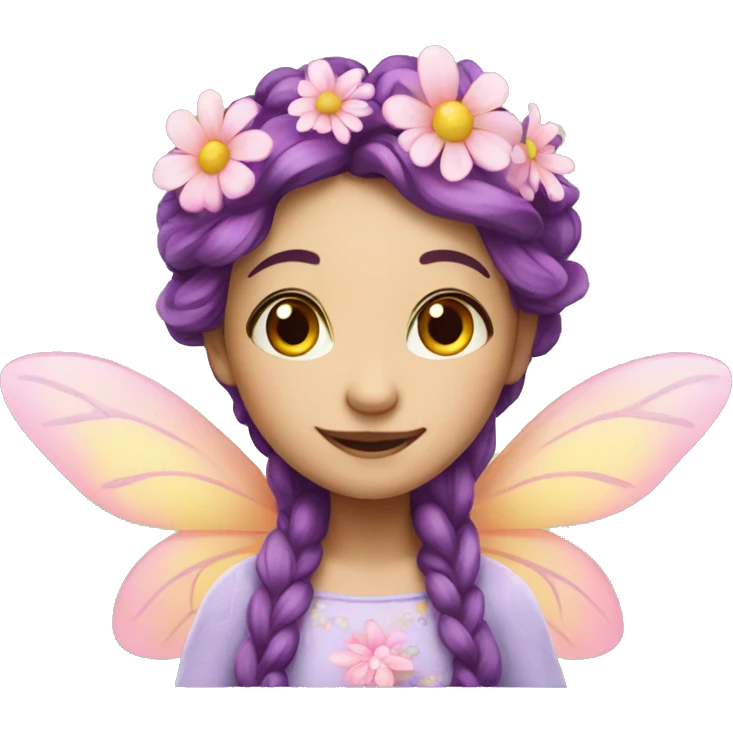 Fairy of flower emoji