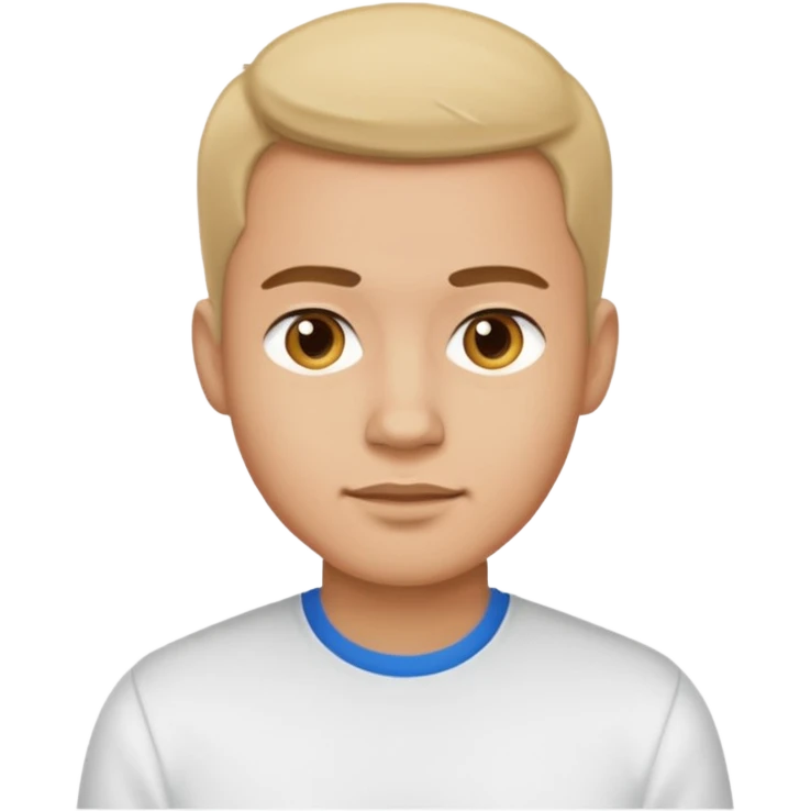 male in plain shirt emoji