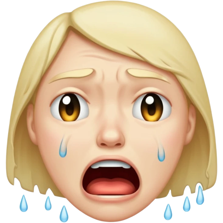 Loudly Crying Face emoji