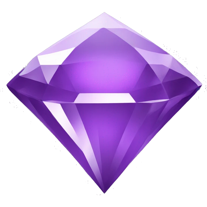 Diamond purple emoji