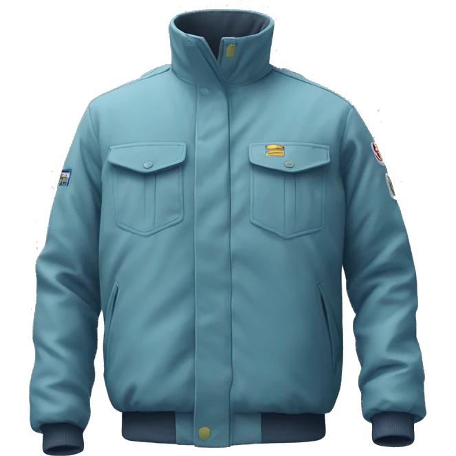 photorealistic columbia jacket emoji