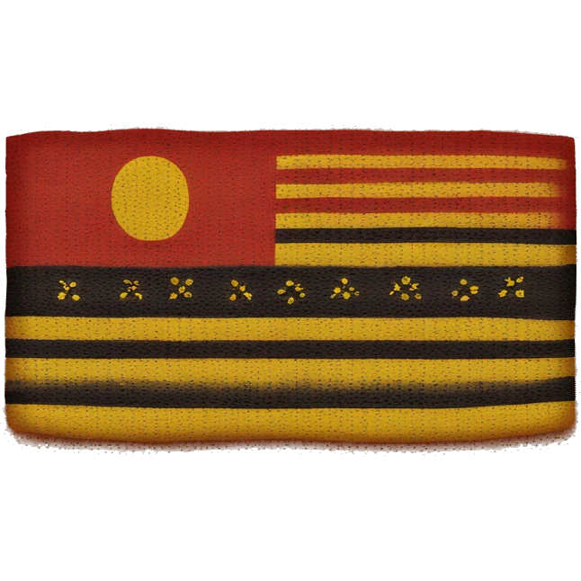 Aboriginal flag emoji  emoji
