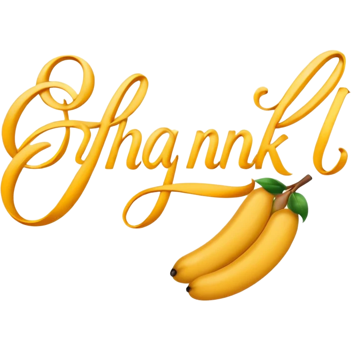 Words "no thank you" in cursive white letters emoji