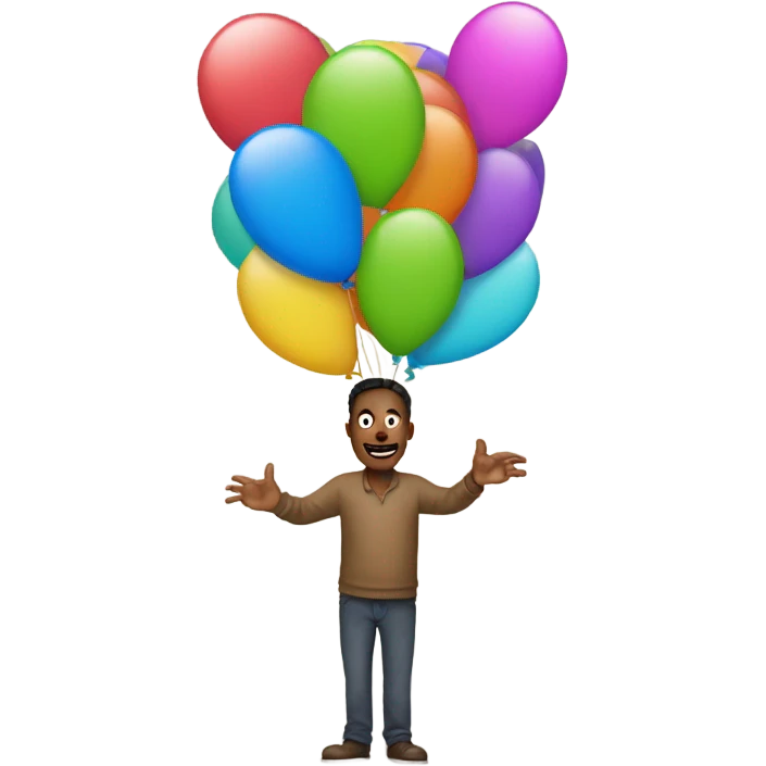 Mr balloon hands emoji