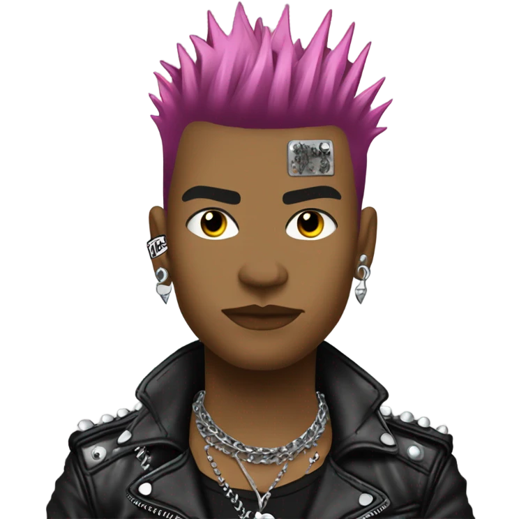 Punk rocker  emoji