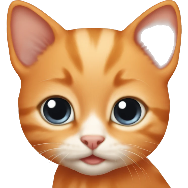 orange baby kittens emoji