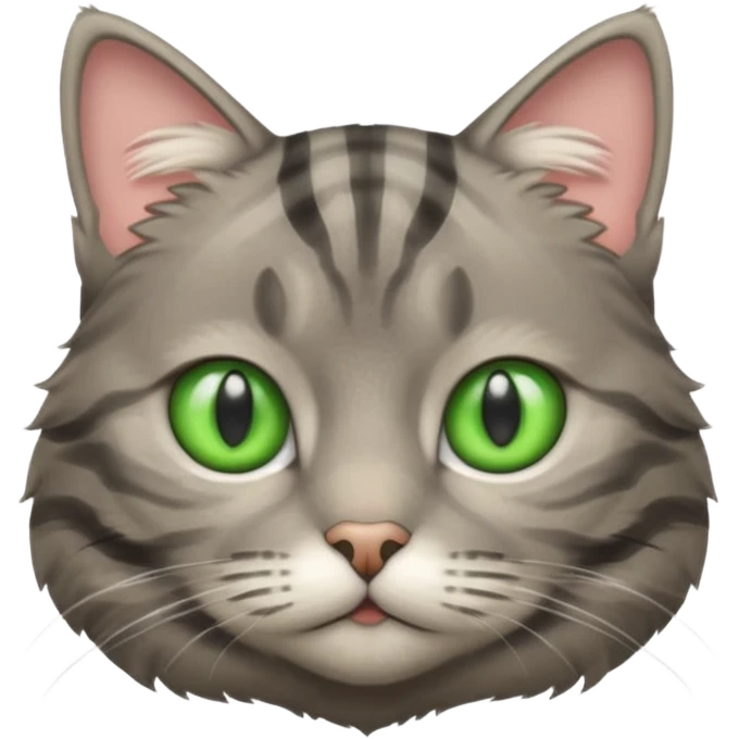 Grey tabby cat emoji