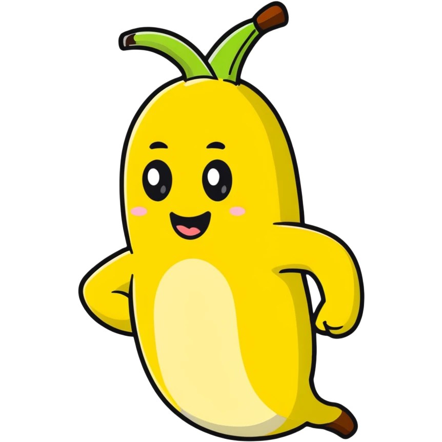 banana suit character emoji
