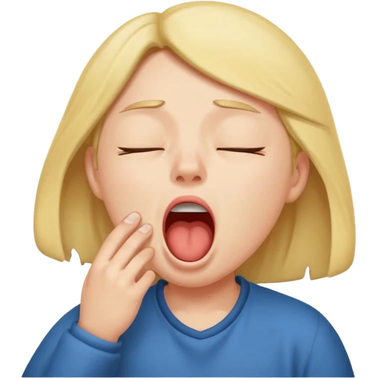 Sleepy Character zzz emoji