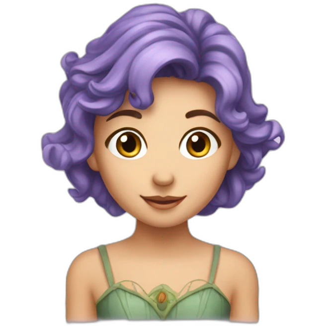 Une petite fée en entier emoji