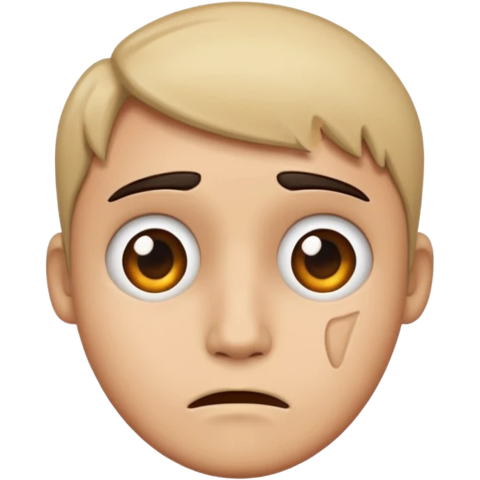 Emoji der verzweifelt schaut emoji