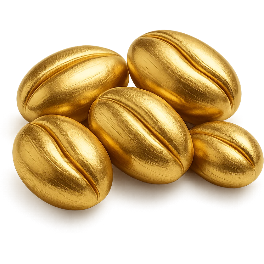 elegant illustration of Kinkéliba seeds emoji