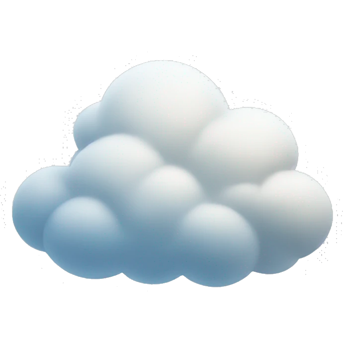 cloud with snow emoji