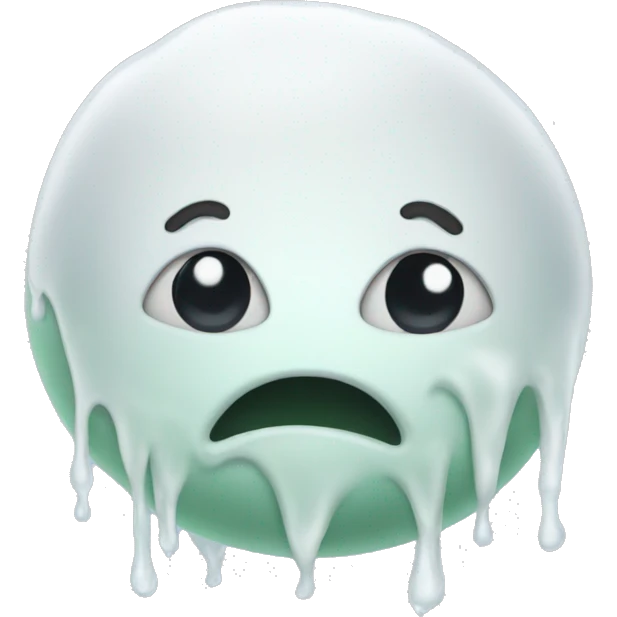 white slime emoji