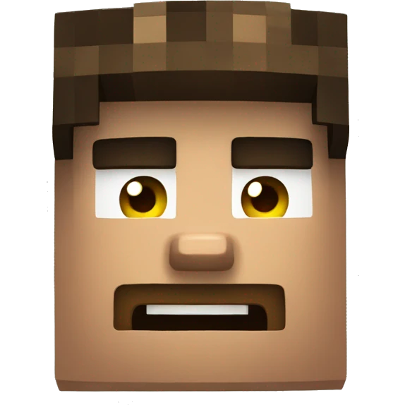 Minecraft face emoji