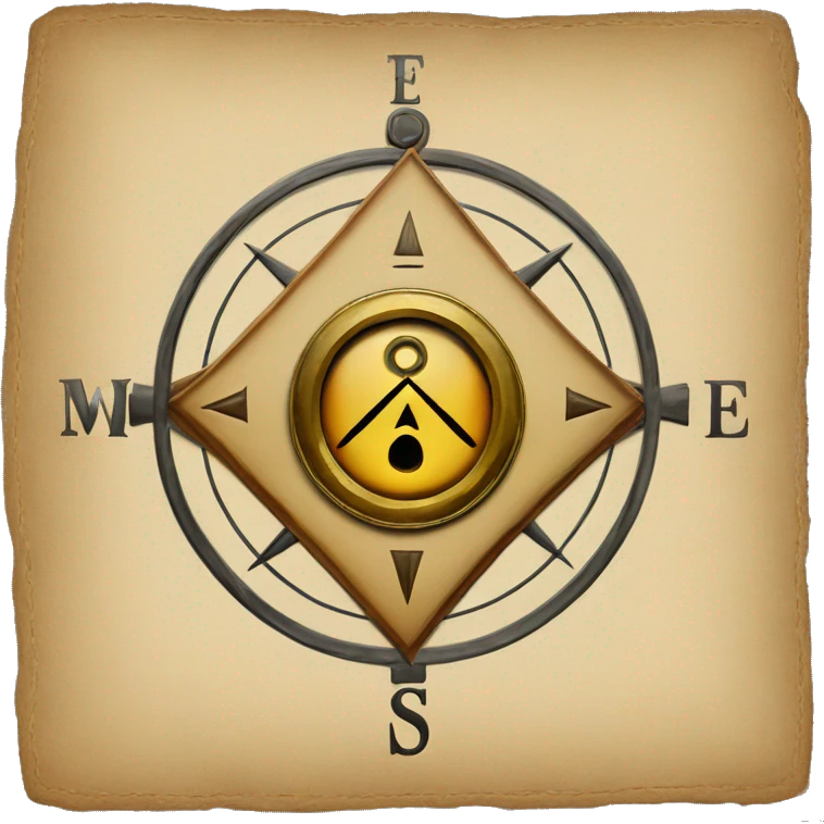 the compass and the square of the Masons emoji