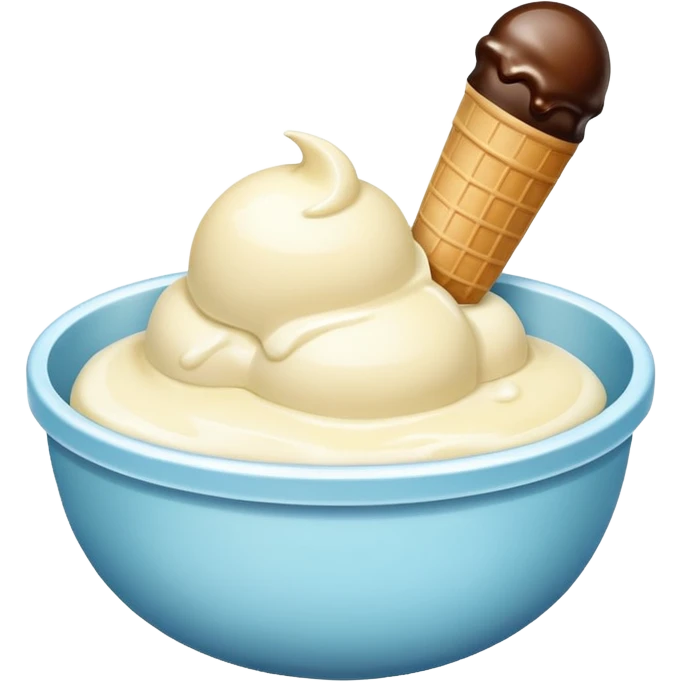 icecream in bowl emoji