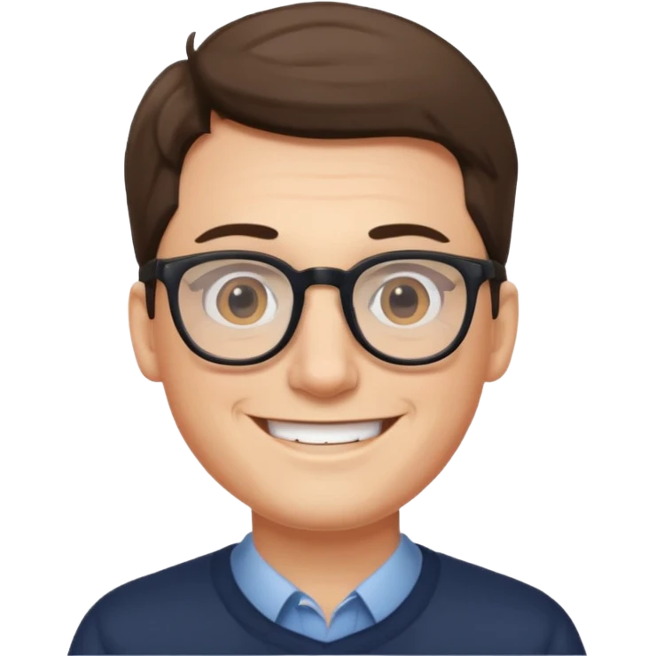 SEÑOR CON GAFAS emoji