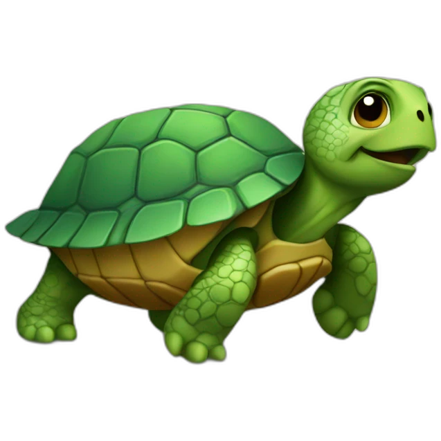Awesome turtle emoji