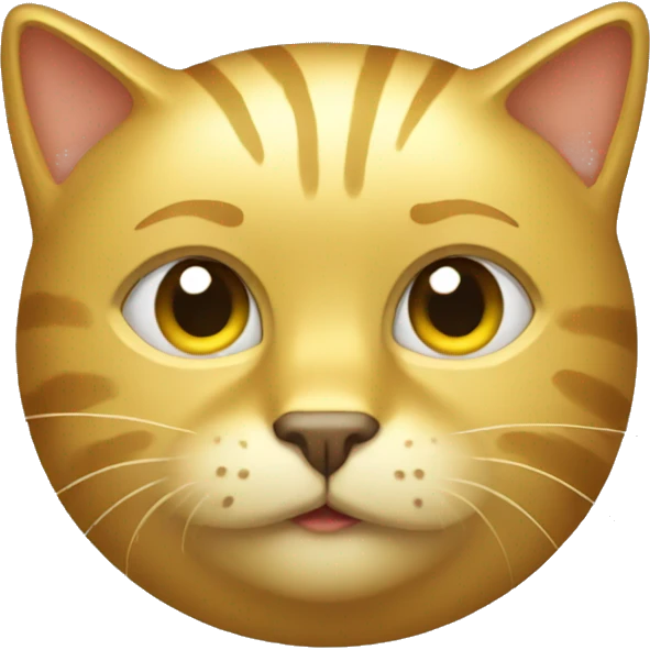 Gold Cat  emoji