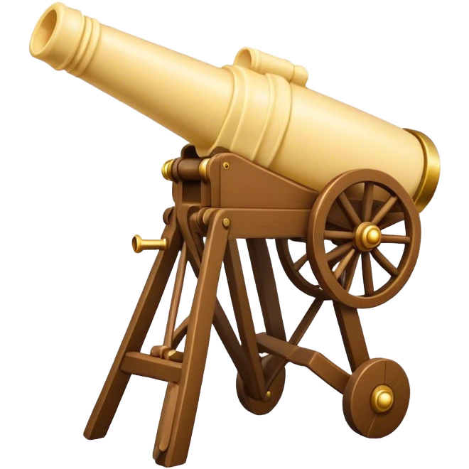 Cannon that shoots mayonnaise  emoji