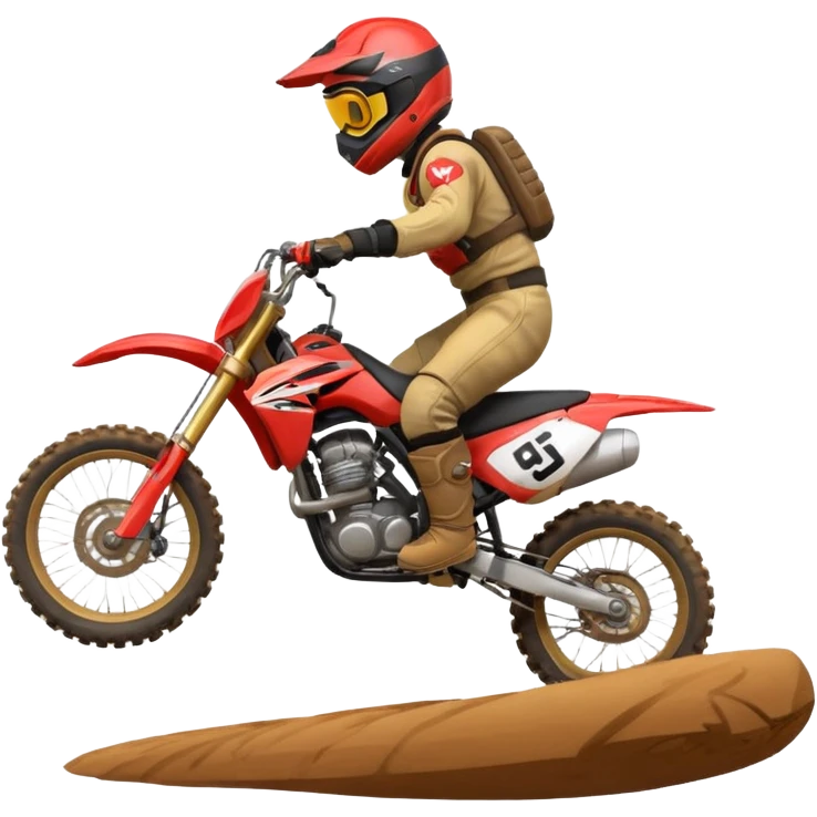 Moto cross emoji