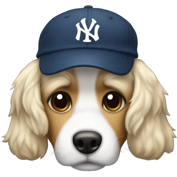 Furry chien avec casquette yankee / cli d’œil  emoji